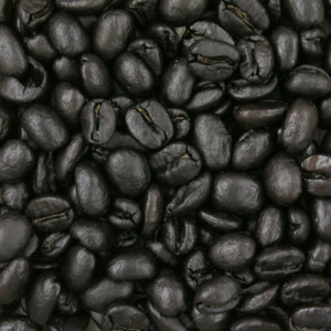 Coffee beans at Italian roast level